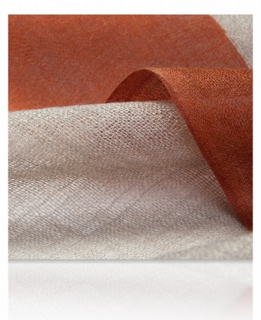 Палантин Унисекс W-BORDE/TAUPE.RUST